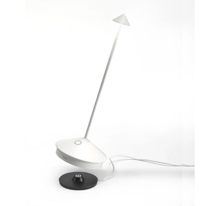 Pina Pro White Indoor/Outdoor Rechargeable LED Lamp