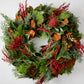Winter Whimsy Cypress and Magnolia Wreath