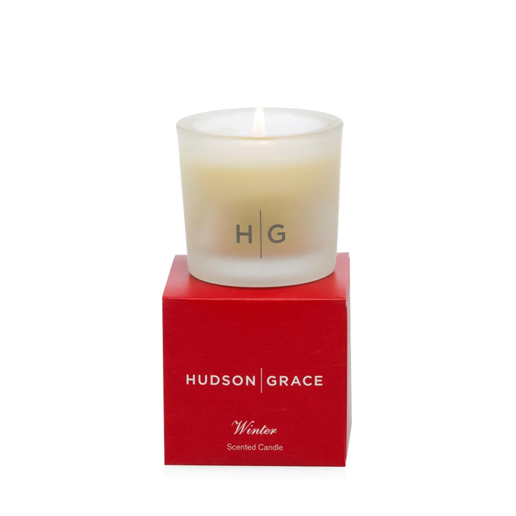 HGF#258SC January Snowdrop Candle – Heart-Teez