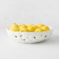 Woven Ceramic Fruit Bowl