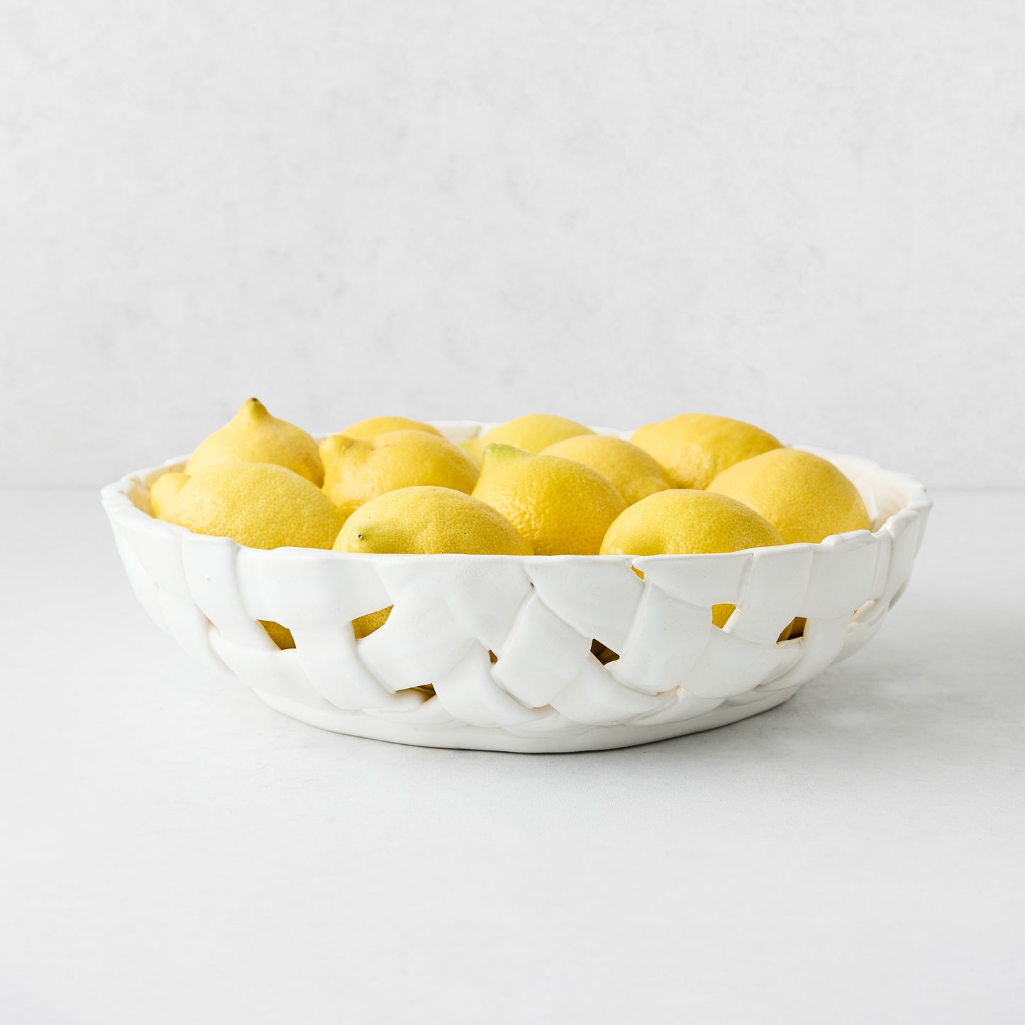 Woven Ceramic Fruit Bowl