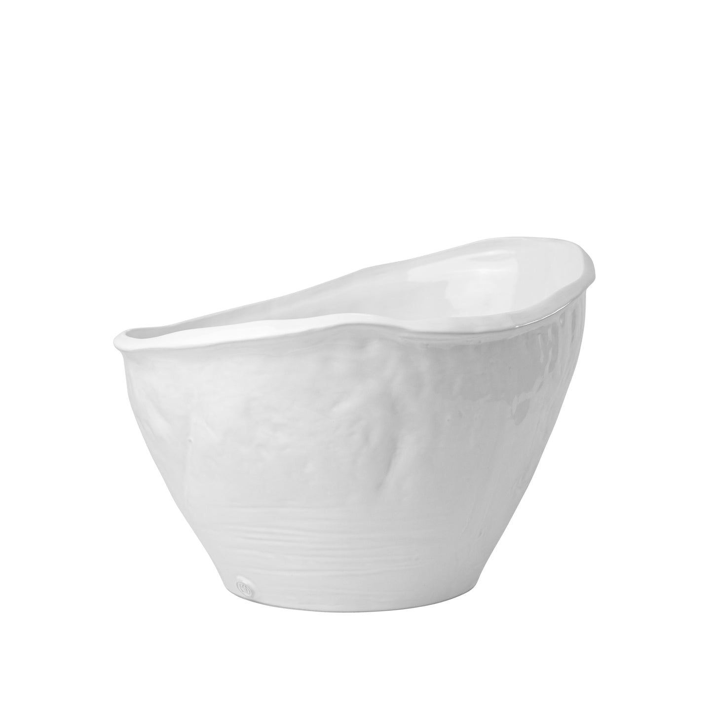 handmade organic white ceramic bowl 