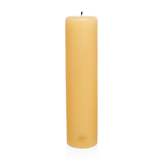 unscented hand made amber candle decorative 