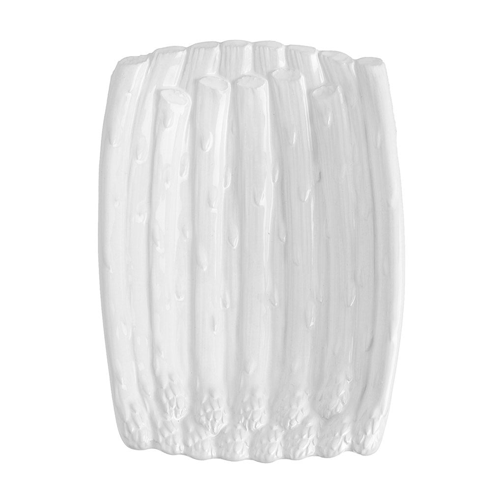 Brera Ribbed Centerpiece with Pedestal - Hudson Grace