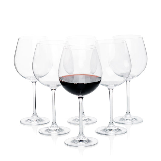 Elijah Large Scissor-Cut Wine Glass, 14 oz. - Hudson Grace