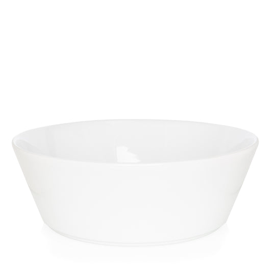 Large white ceramic serving bowl 