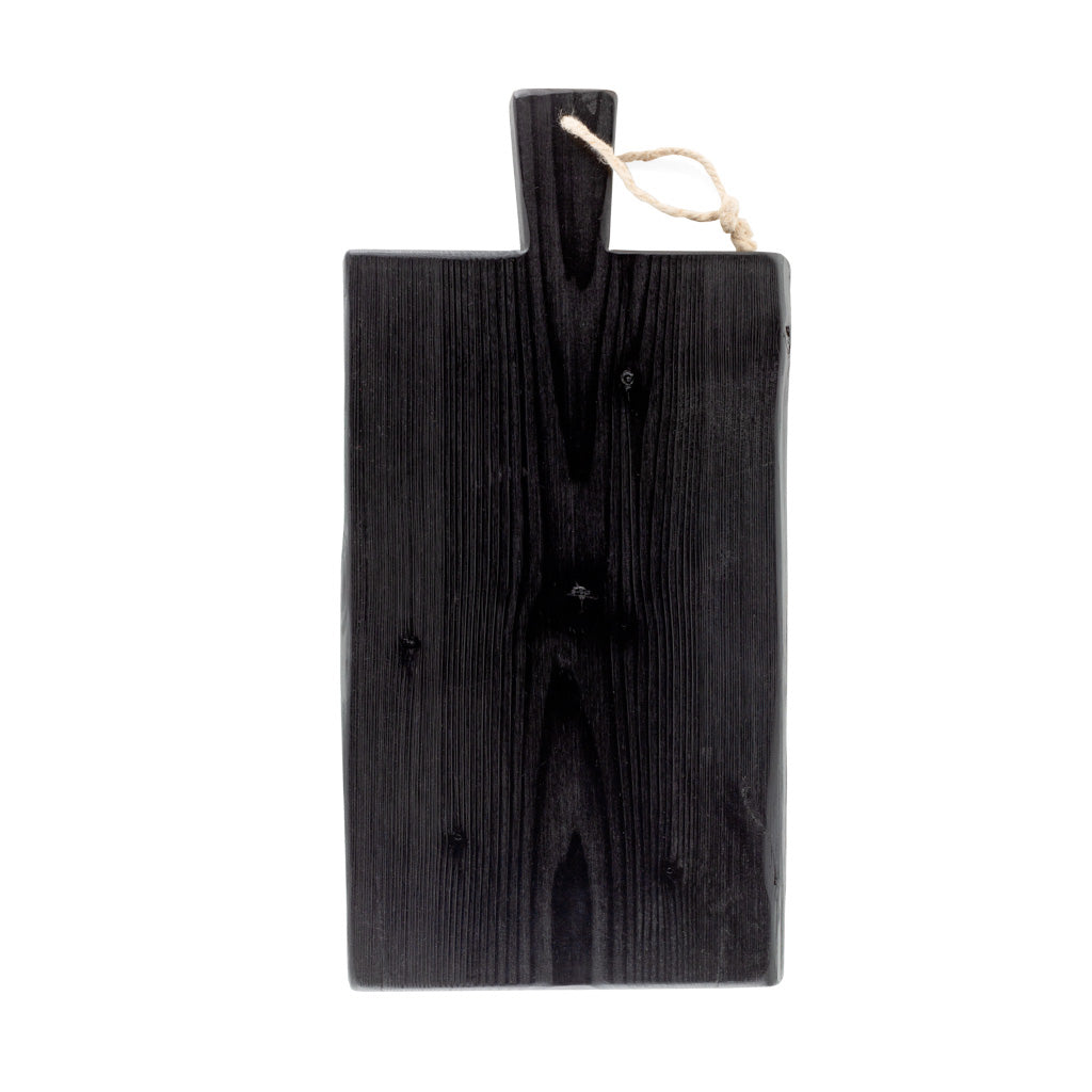 small black wood serving plank 