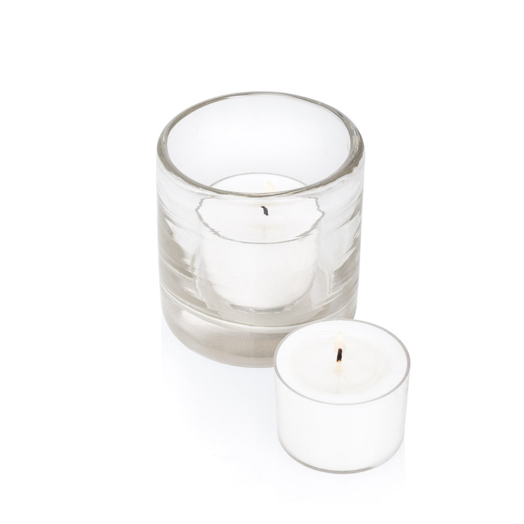 Small Clear Votive Glass Candle Holder