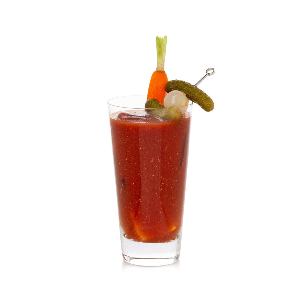Bloody Mary in a Crystal Tall Drink