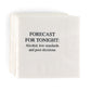 "Forecast For Tonight" Paper Cocktail Napkins, Set of 50 by Hudson Grace