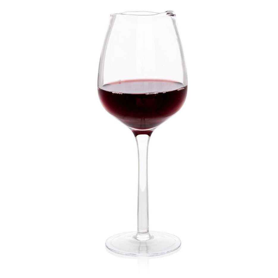 Elijah Small Scissor-Cut Wine Glass, 12 oz. - Hudson Grace