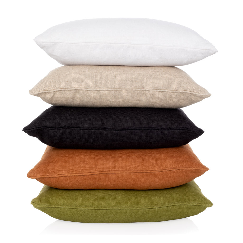comfortable linen pillow neutral 