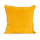 yellow square double sided suede