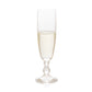 Georgia champagne glass 8 ounces crystal