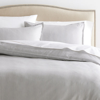 mix and match cotton bedding grey and white 