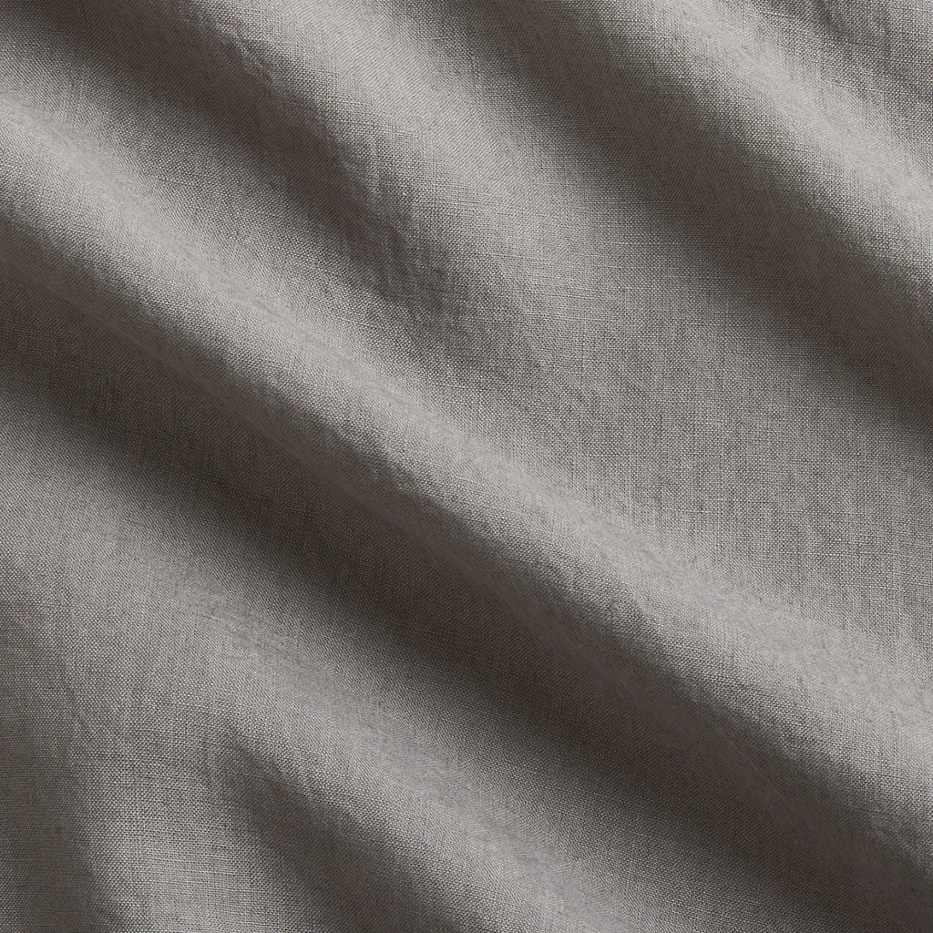 Grey Washed-Linen Fabric Detail Swatch