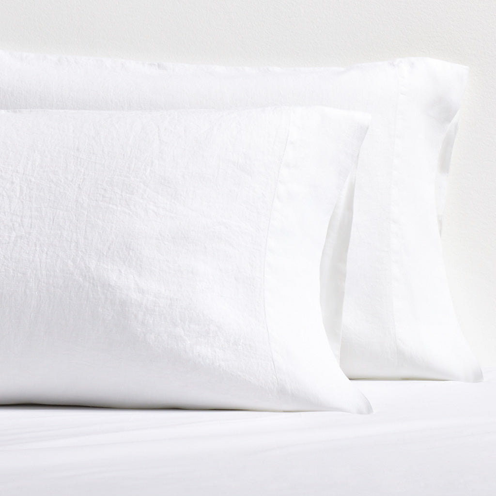 White Washed-Linen Pillowcases