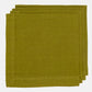 Hudson Grace green oversized square linen 