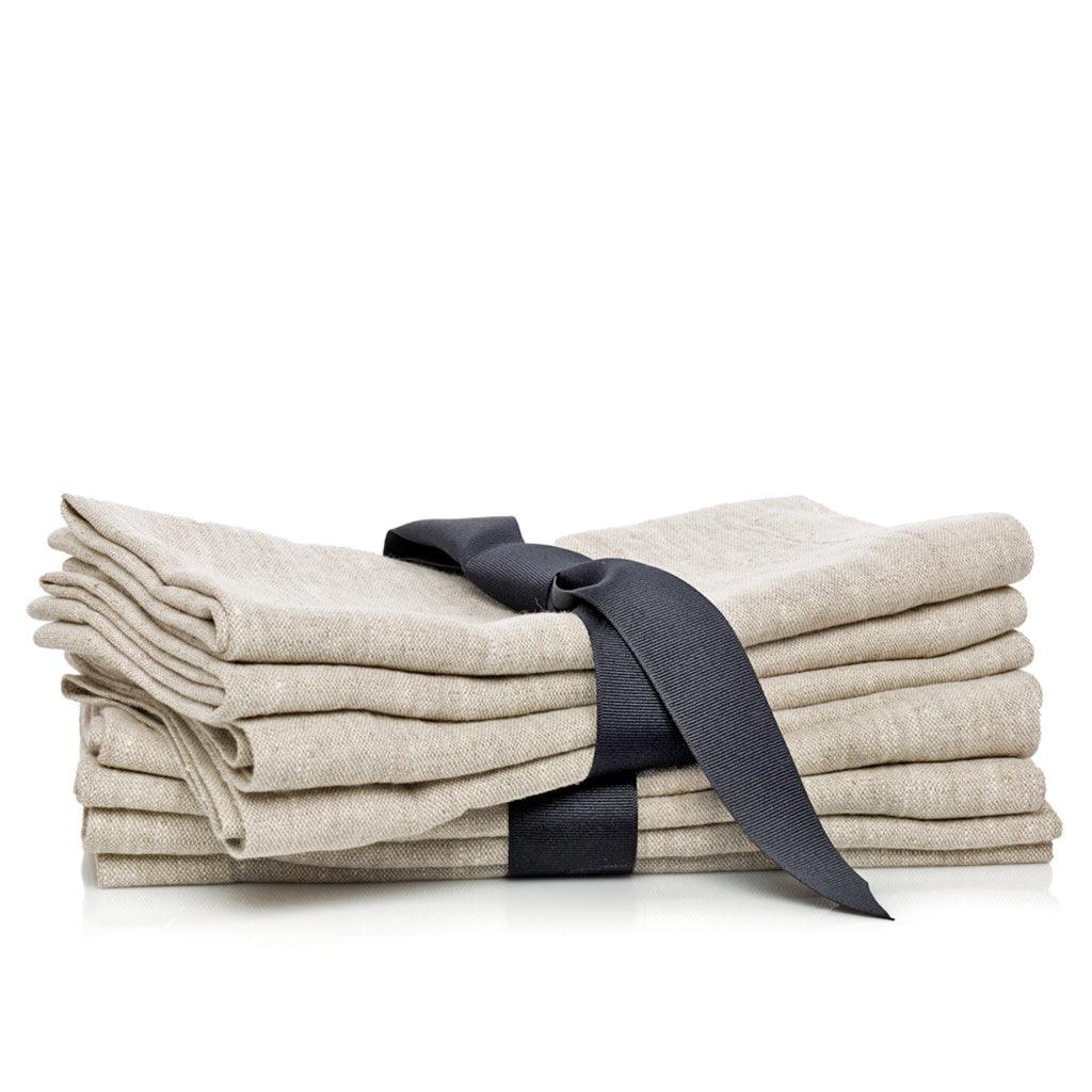 Oversized Washed Linen Dinner Napkin Set of 4 - Hudson Grace - Default Title - Hudson Grace