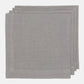 Hudson Grace light gray square washed linen napkin 22"x22"