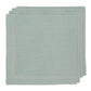 Hudson Grace pale green square washed linen napkin 22"x22"