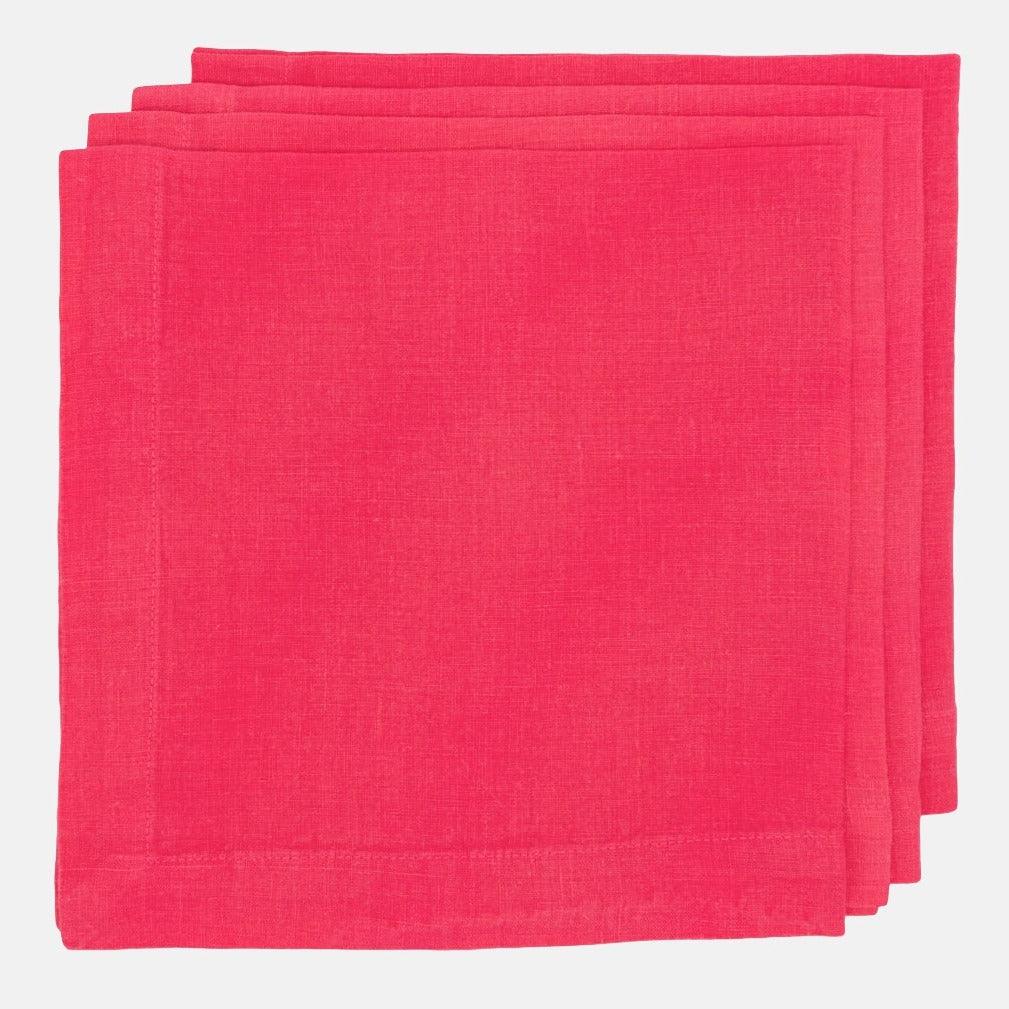 Pink Linen Napkins