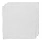 Hudson Grace white square washed linen napkin 22"x22"