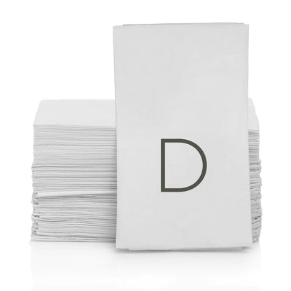 Monogram Paper Bar / Hand Towels, A-Z