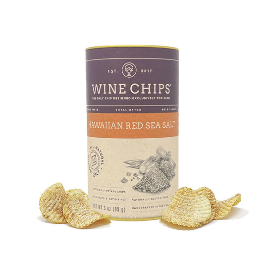 Hawaiian Red Sea Salt wine chips 3 ounces 