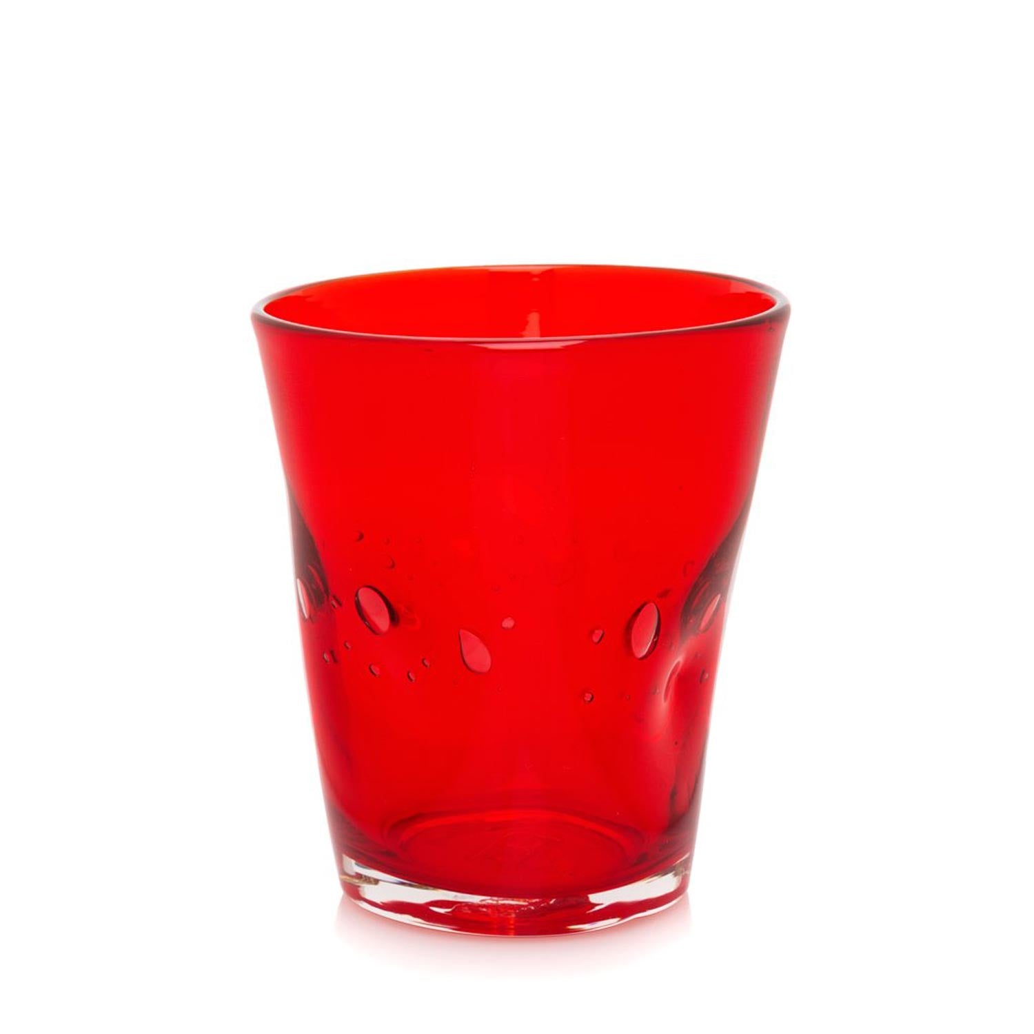 Hudson Plaid Red Wine Glass