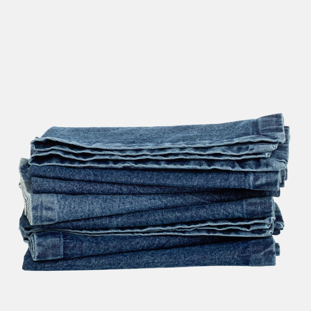 Stonewashed Blue Denim Napkin Hudson Grace