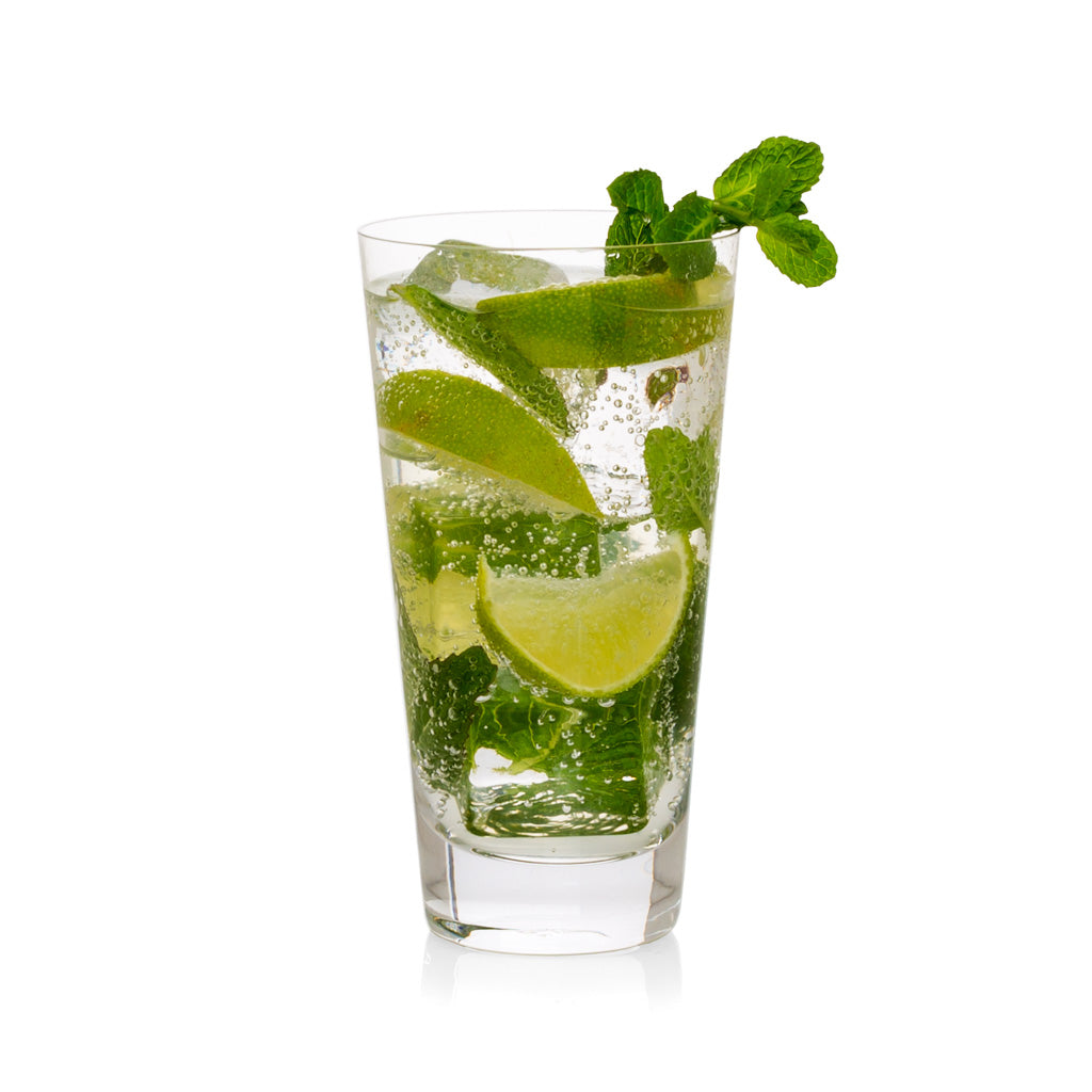 Mojito in a Crystal Tall Drink