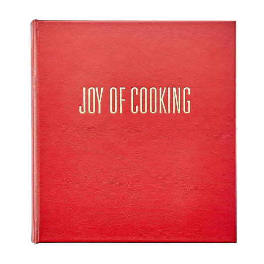 The Joy of Cooking Red Leather cookbook