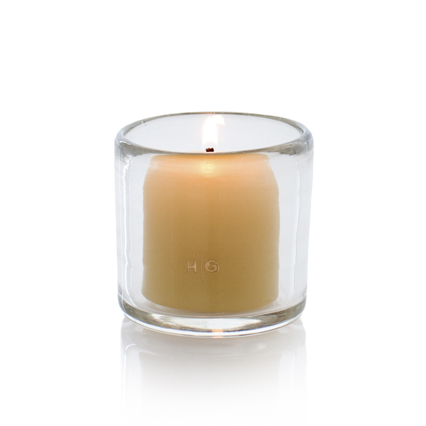 Small Clear Votive Glass Candle Holder