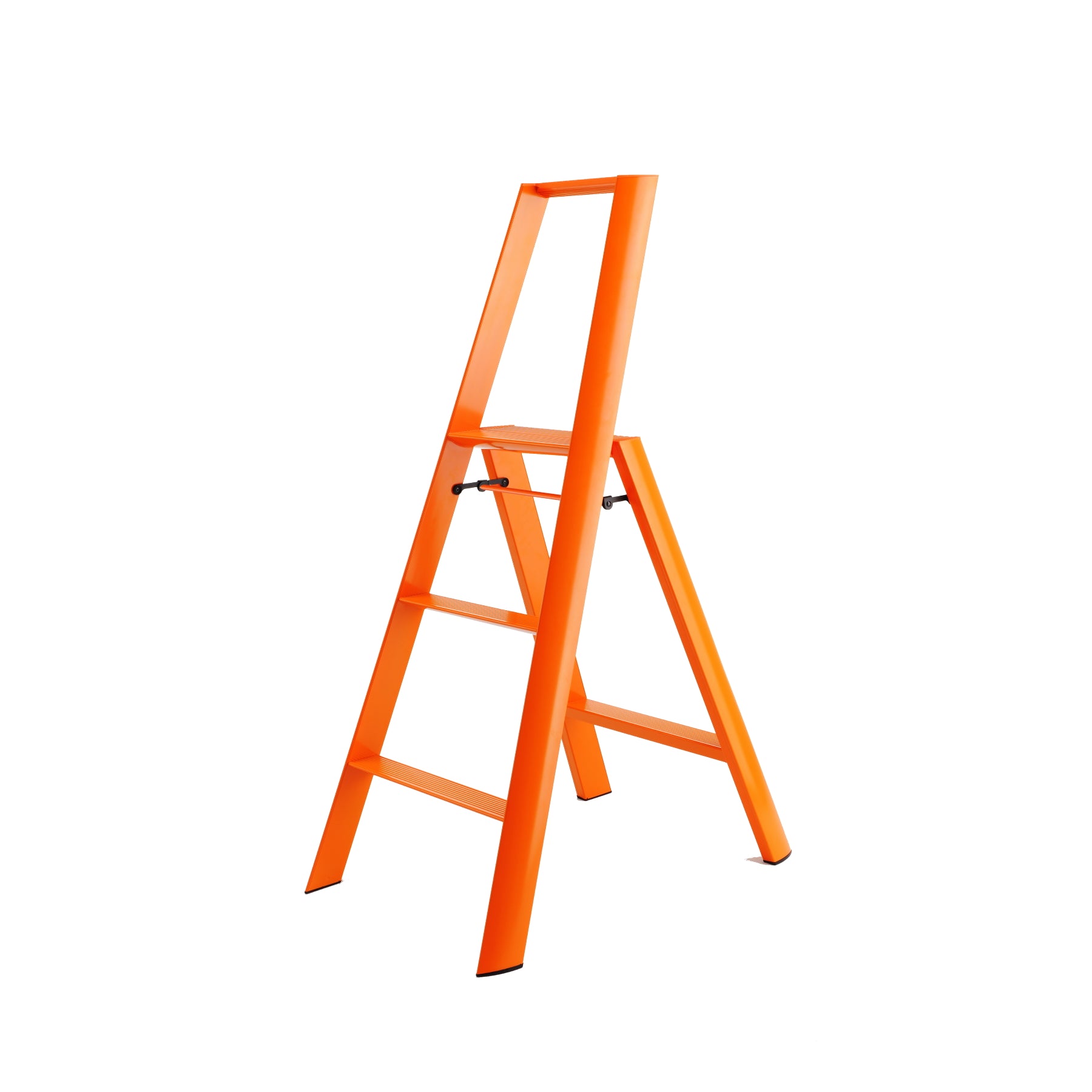 Hudson Grace Lucano 3-Step Ladder orange