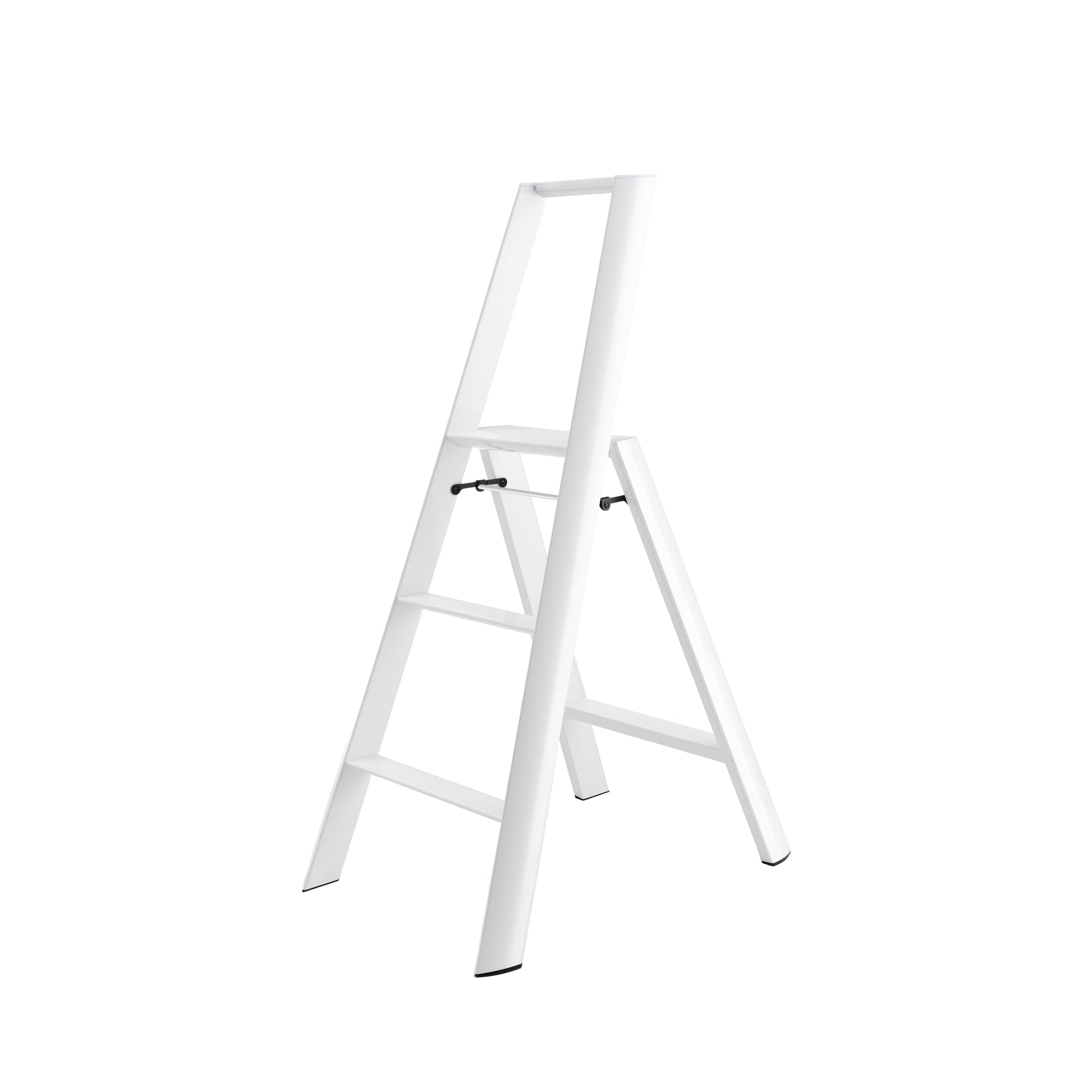 Hudson Grace Lucano 3-Step Ladder white