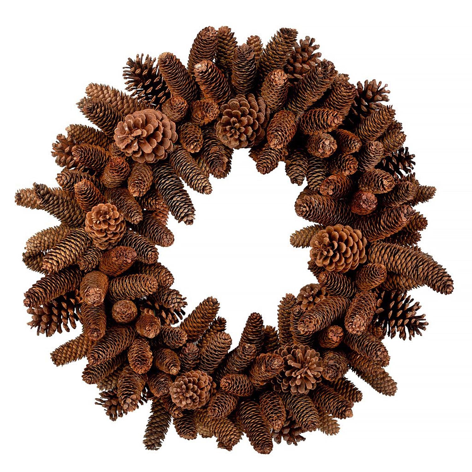 Natural Pinecone Wreath