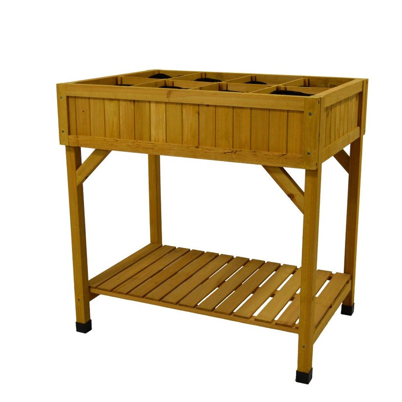 VegTrug Wood Herb Garden Planter Hudson Grace