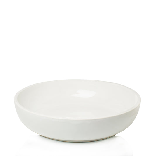 white ceramic serving bowl large