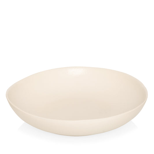 French Vanilla Off-White Stoneware Dinner Plate - Hudson Grace