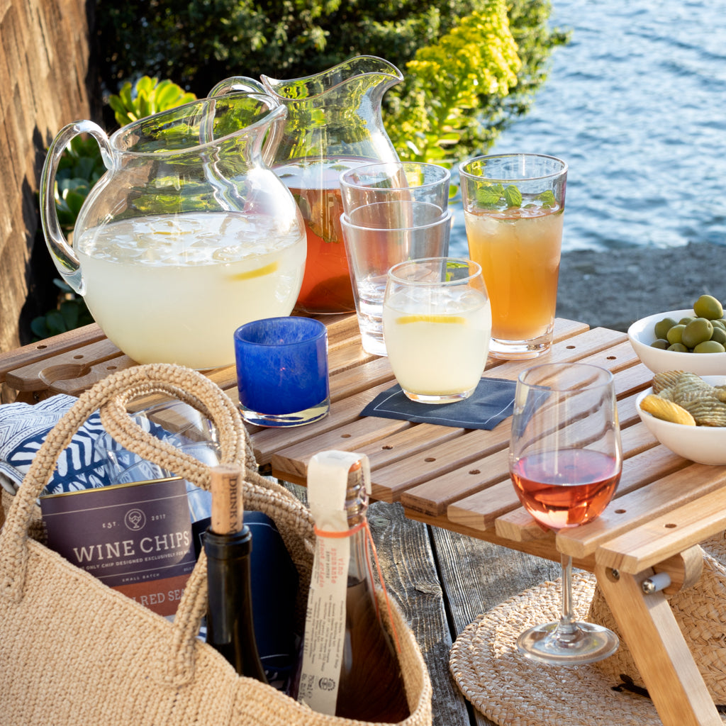 Blue Votive Glass Candle Holder