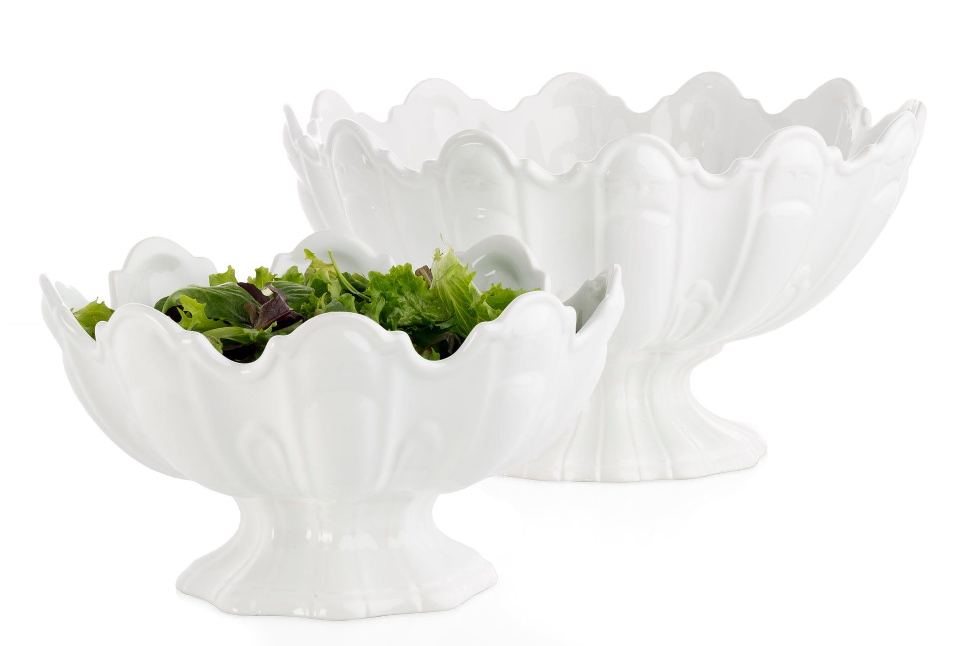 white ceramic bowl decorative fancy 