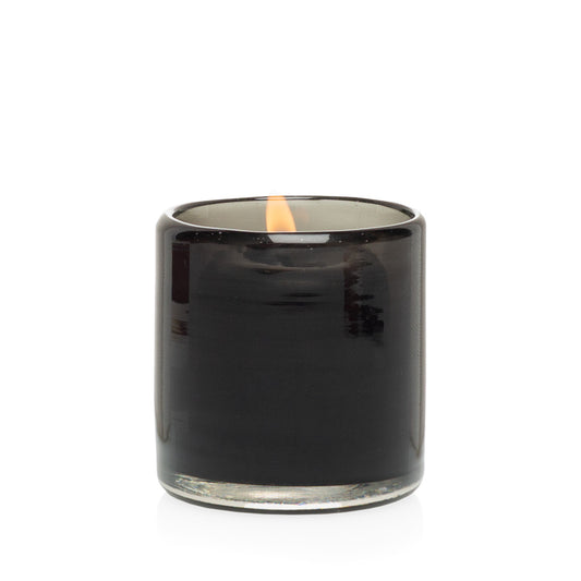 small gray votive candle holder