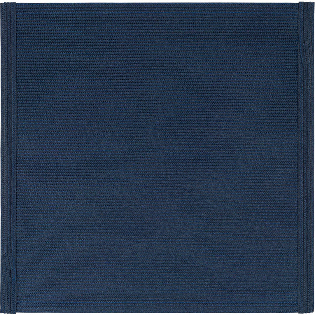 navy blue woven indoor outdoor square placemat 