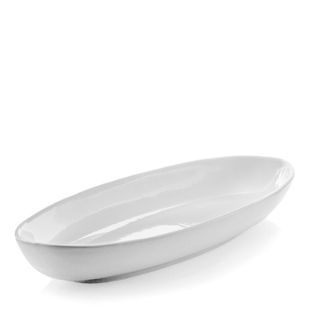deep oval serving platter