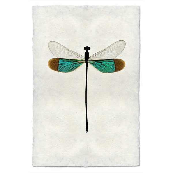 Teal Dragonfly Wall Hanging - 2023 Dragonfly Calendar by j9design - Lotus Flower Printed Tea Towel with 2024 Wooden Hanger by Spoonflower