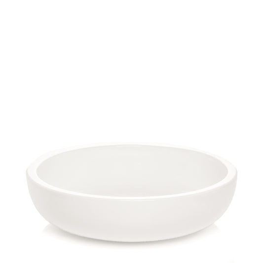 White ceramic small serving bowl 