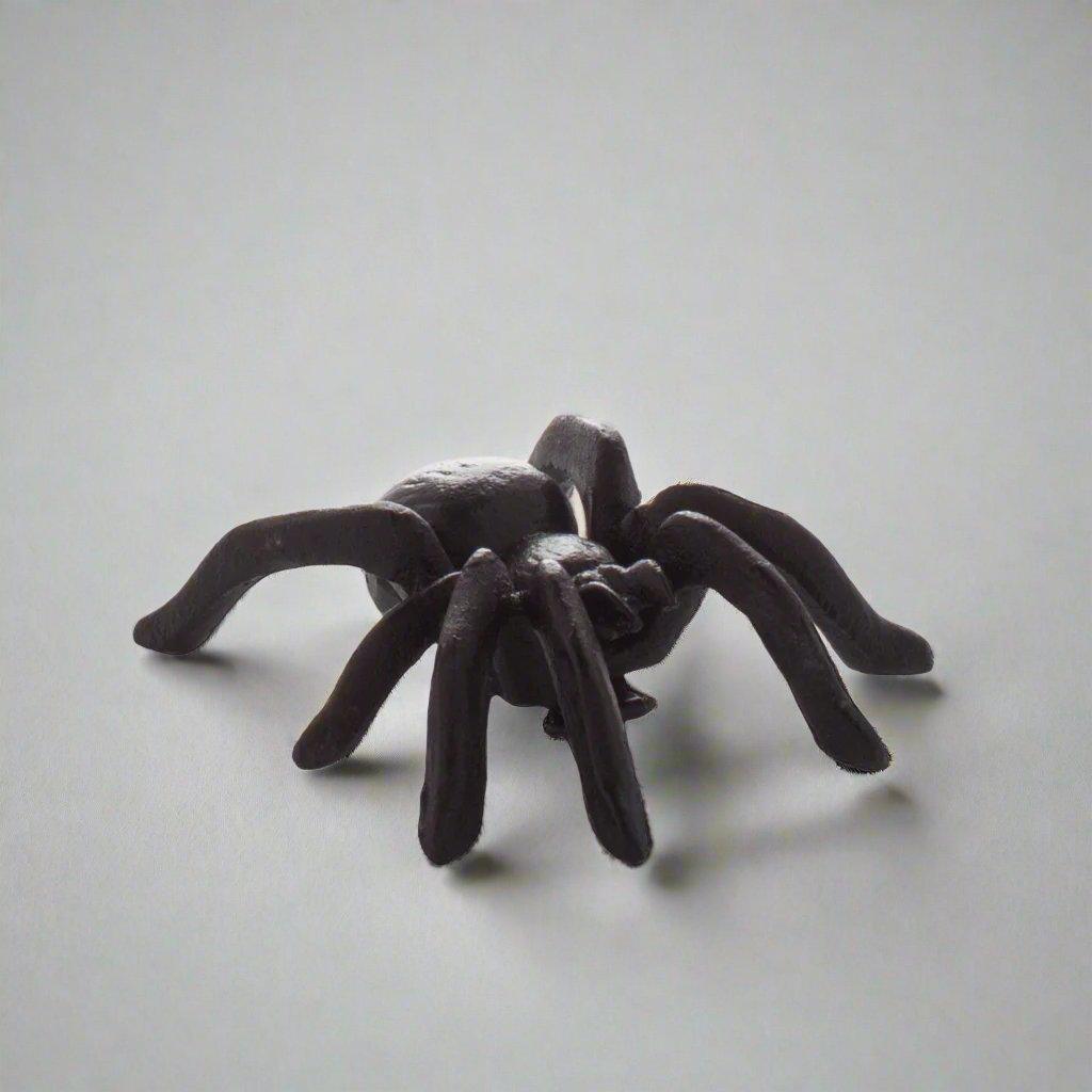 Black Cast Iron Decorative Spider.