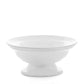 white ceramic footed bowl 