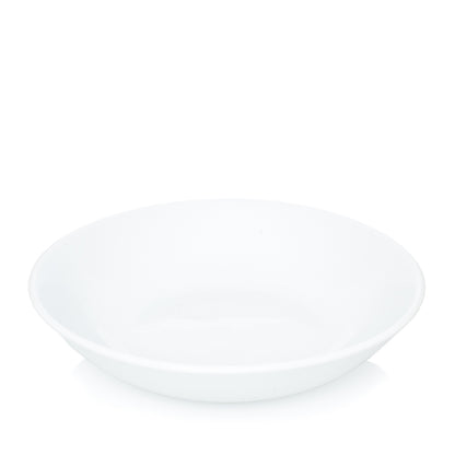 HG City White Porcelain Cereal Bowl, 8" diameter, modern aesthetic.